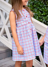 Sammy Dress, Patriotic Plaid (Ready to Ship)