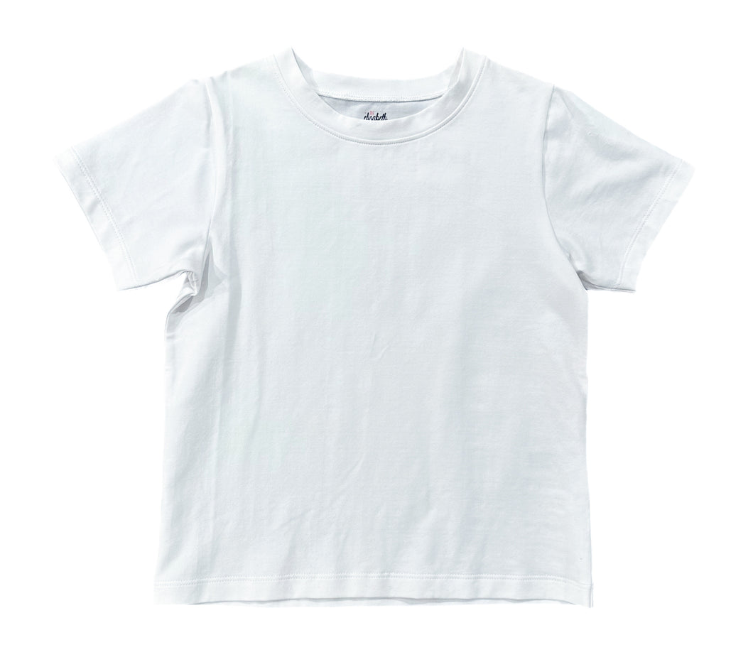 White Boxy Tee BE, Basic (Ready to Ship)