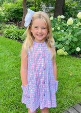 Reagan Dress, Patriotic Knit (Ready to Ship)
