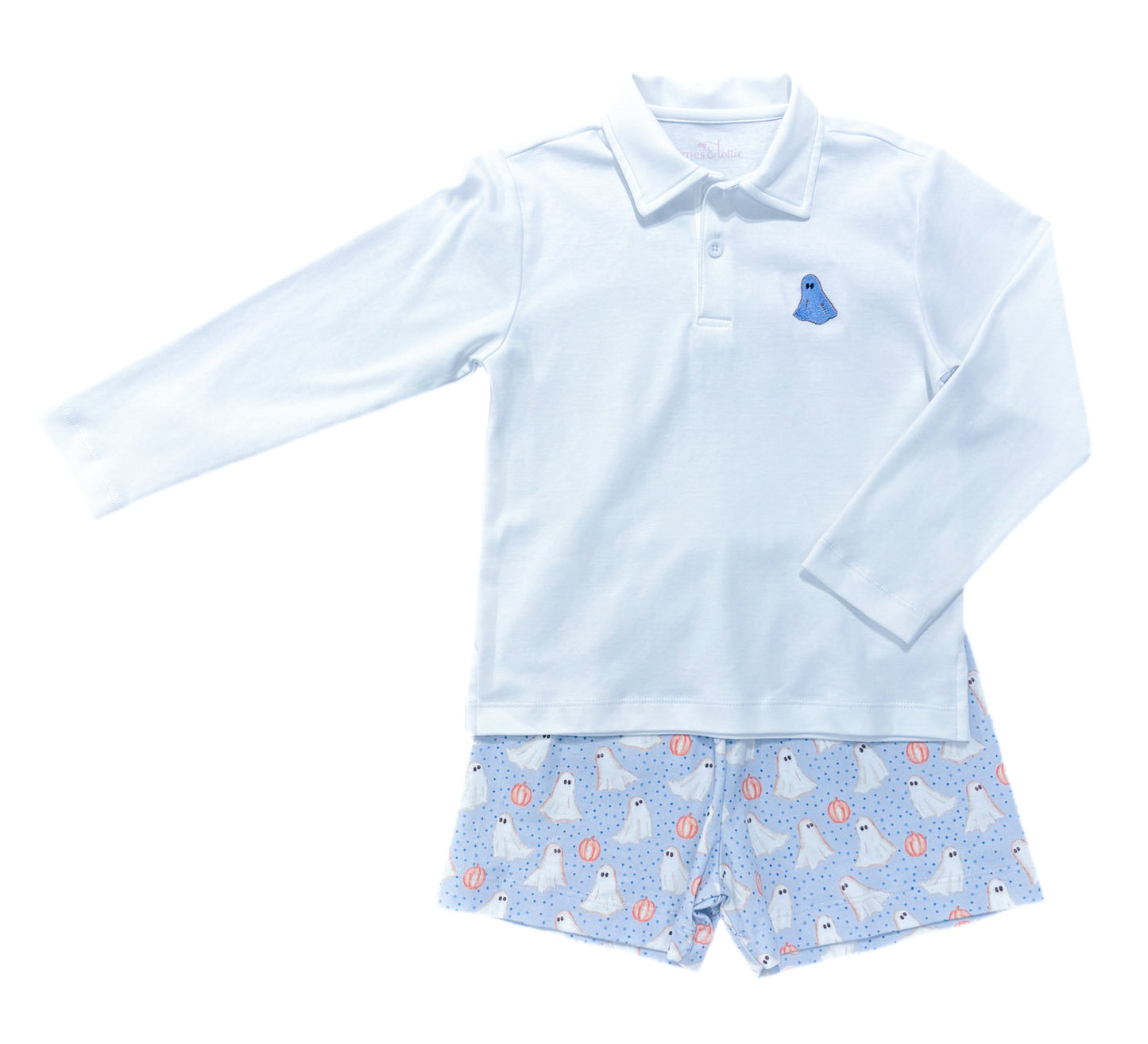 Conrad Knit Short Set, Ghost (Ready to Ship)