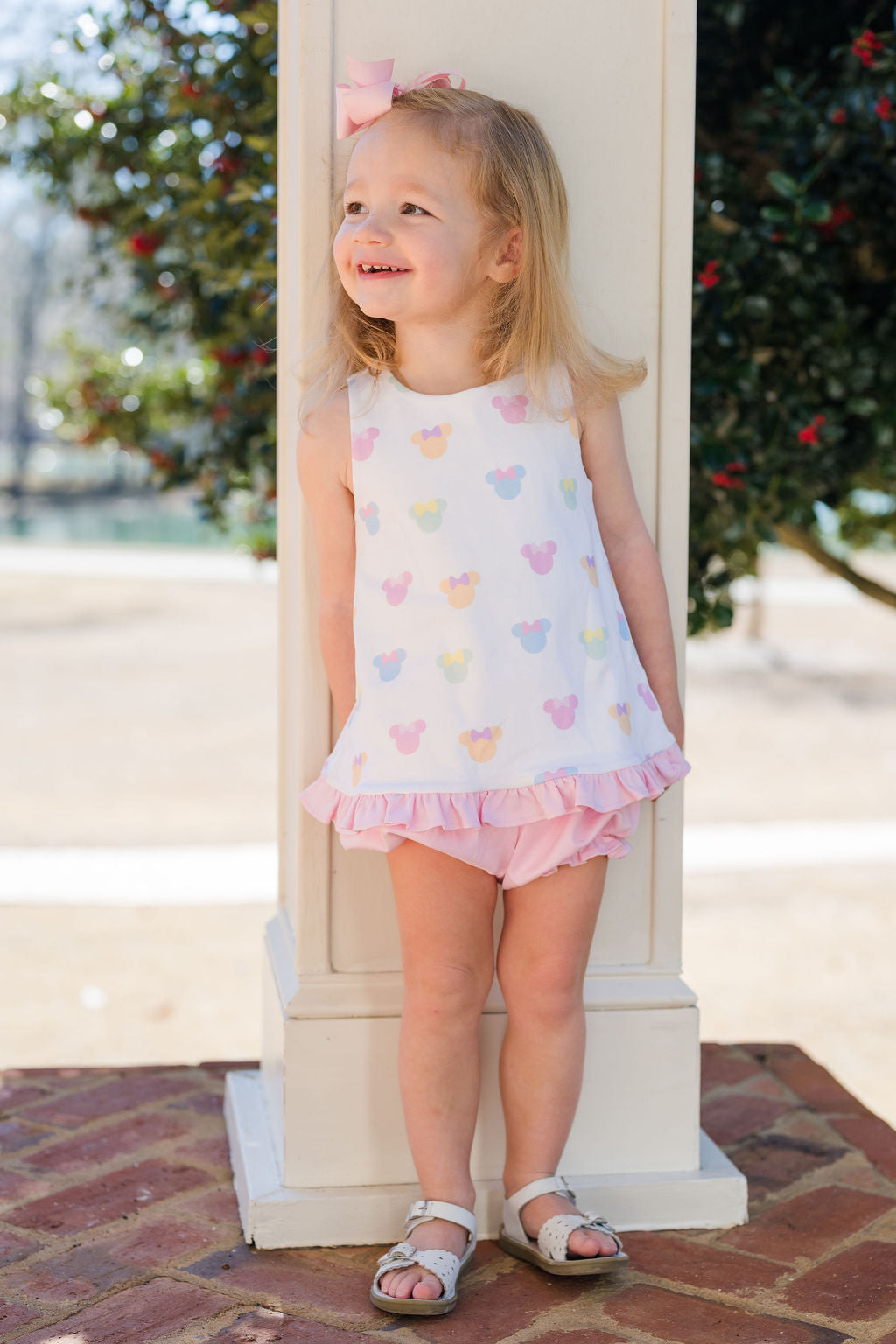 Pastel Mouse Poppy Pinafore