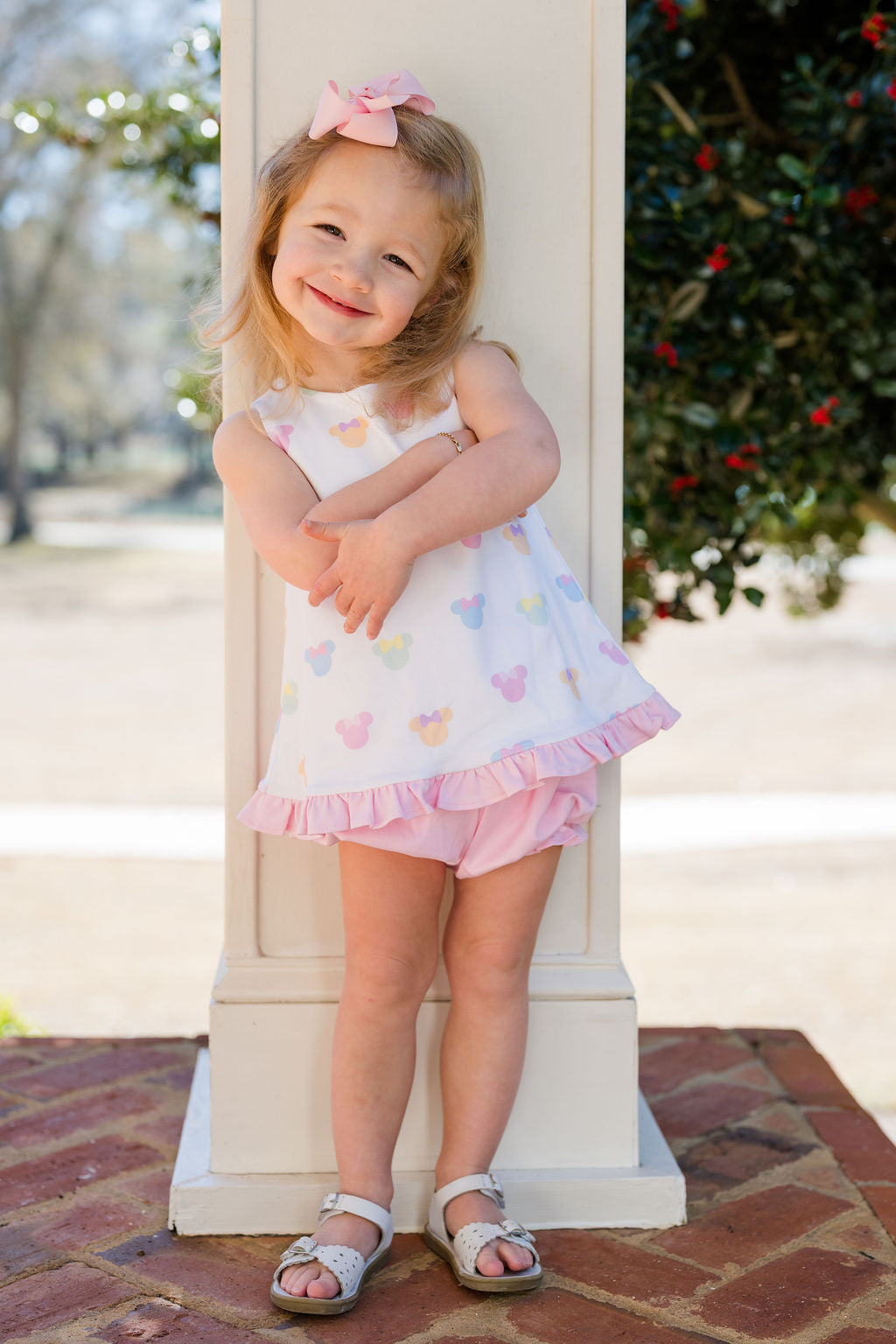Pastel Mouse Poppy Pinafore