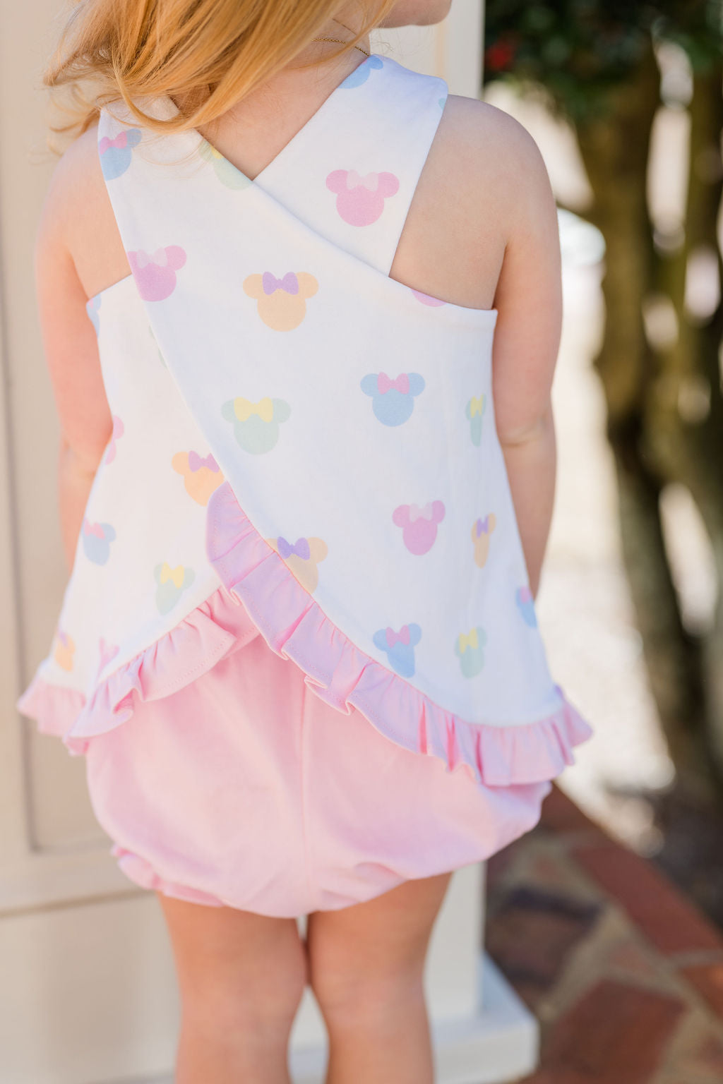 Pastel Mouse Poppy Pinafore