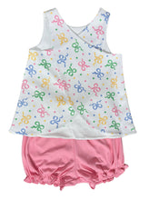 Sammy Bloomer Set - Pastel Bows Knit (Ready to Ship)