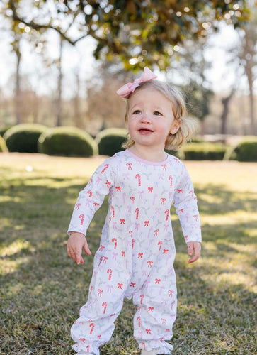 Piper Long Bubble, Bows & Holly