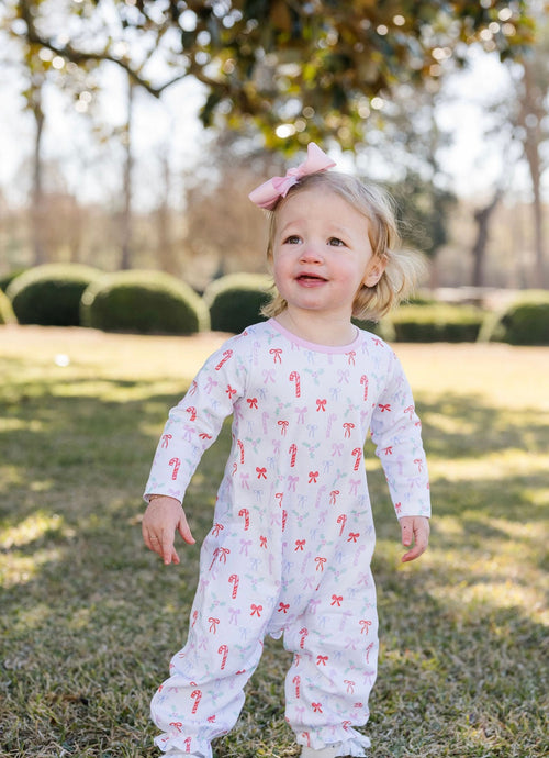 Piper Long Bubble, Bows & Holly