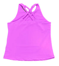 Cross Back Fuchsia  Top - Athleisure