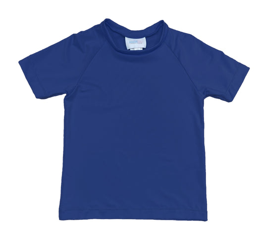 Sammy Swim Short Sleeve Rash Guard, Navy