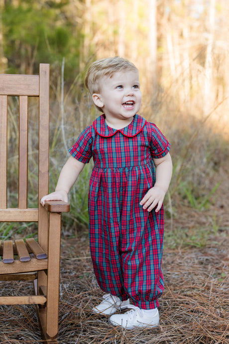 James Long Bubble, Red Christmas Plaid