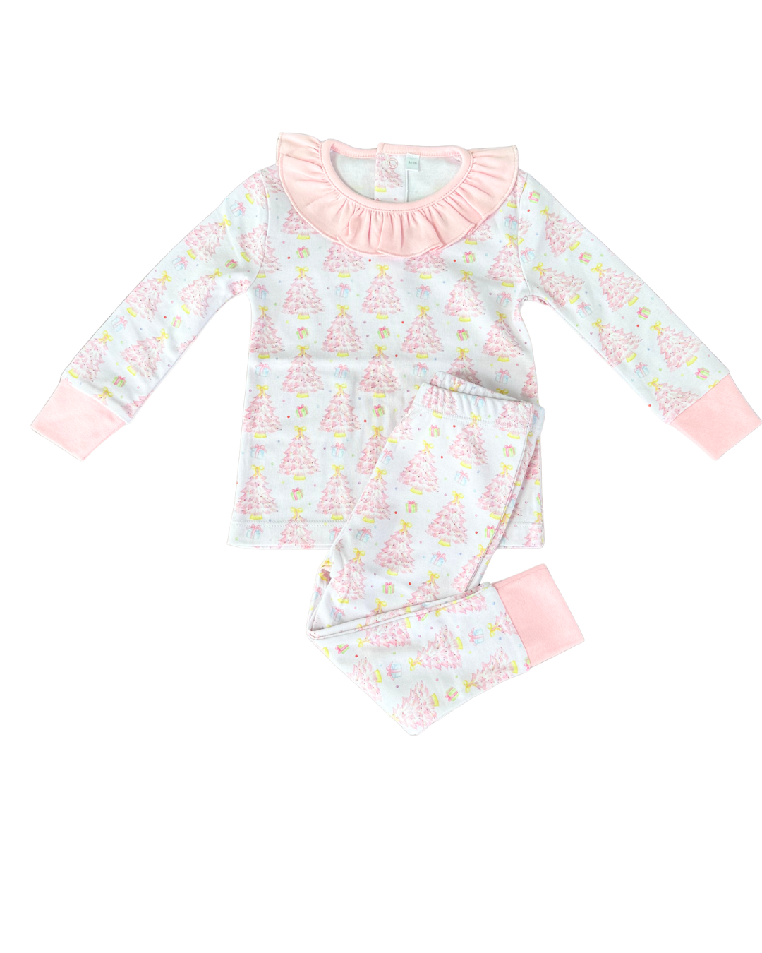 Christmas Tree Jammies- Girls Two Piece