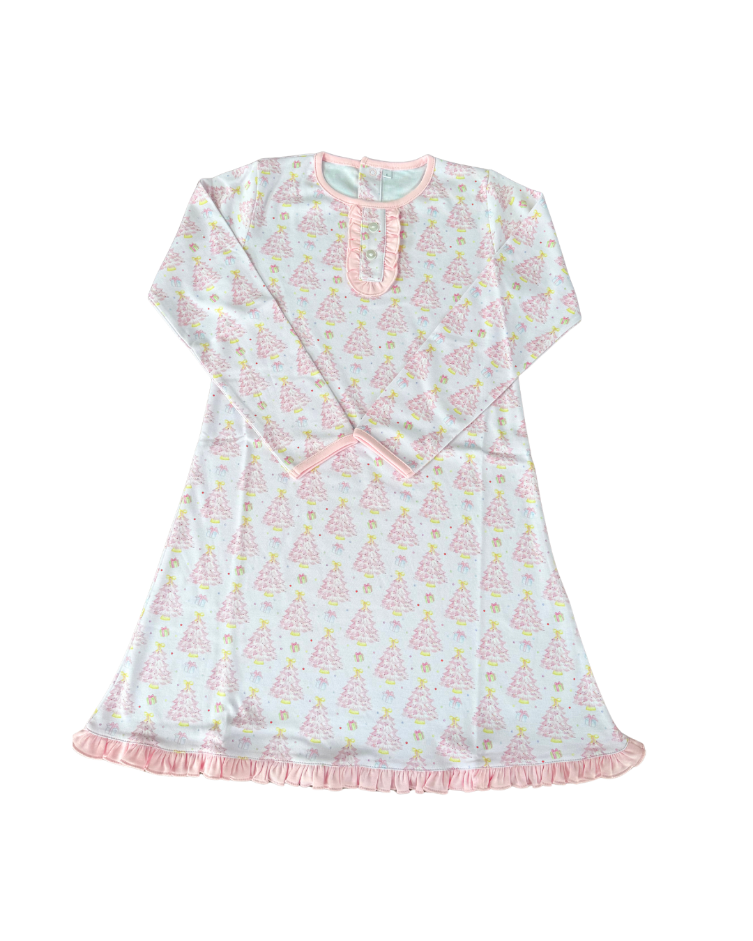 Christmas Tree Jammies- Girls Gown