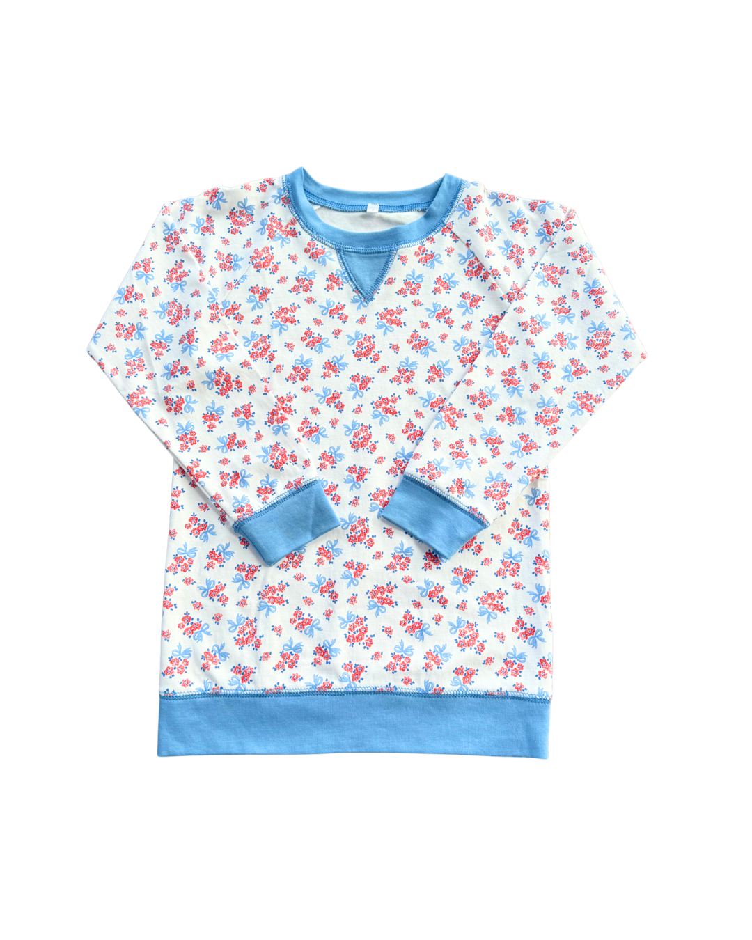 Red and Blue Floral Sidney Sweatshirt