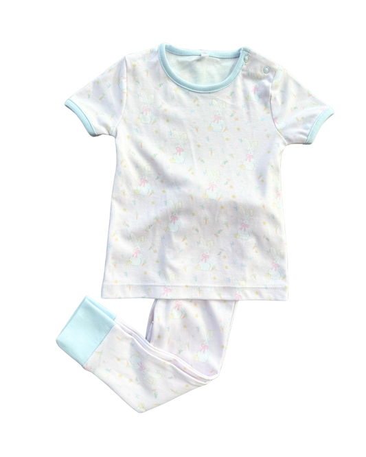 Hoppity Bunny Girls Two Piece Pant Jammies