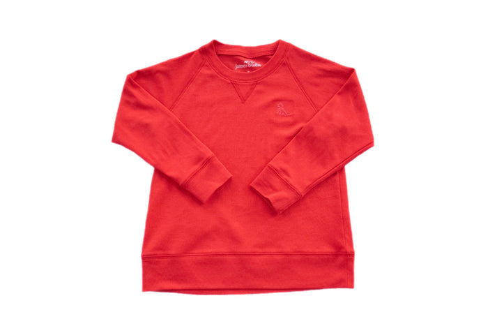 Boys Basics Sam Sweatshirt, Red