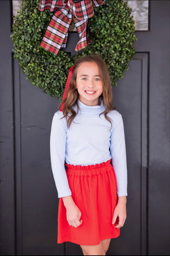 Basics Blakely Knit Skirt, Red