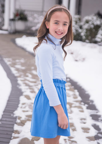 Basics Blakely Knit Skirt, Royal Blue