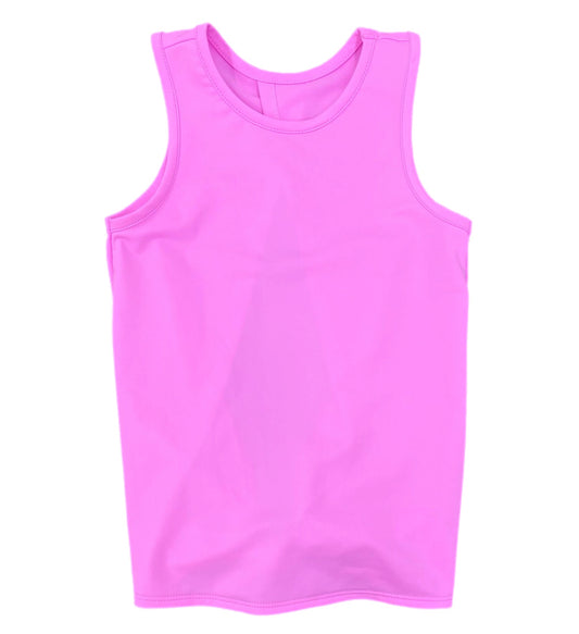 Athleisure Tie Back Top, Cotton Candy Pink (Ready to Ship)