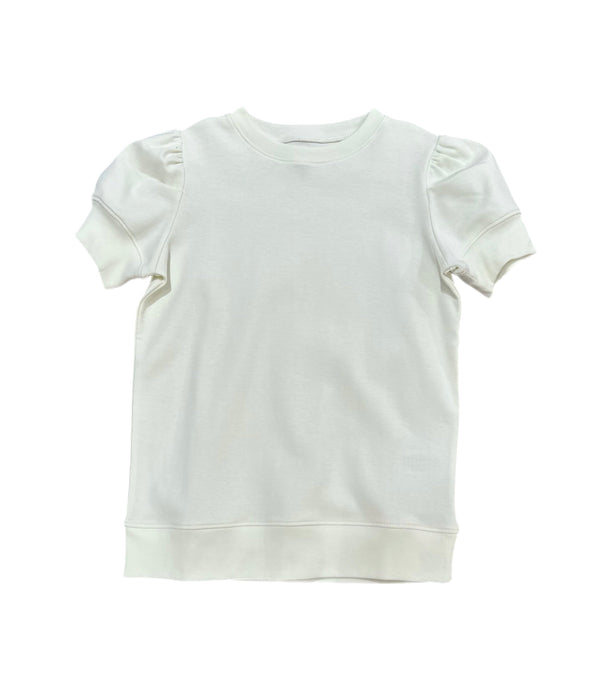Cream Puff Short Sleeve Top BE