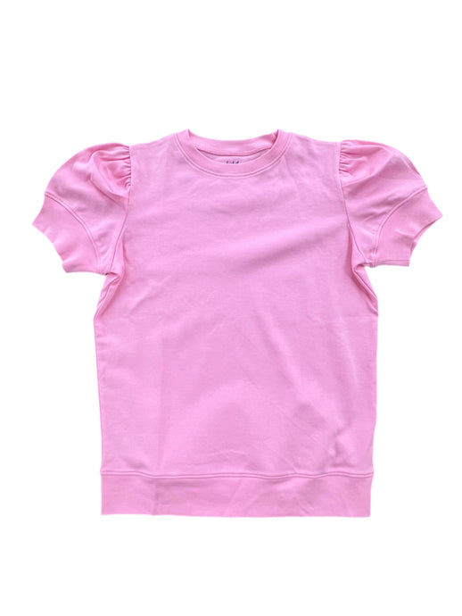 Hot Pink Puff Short Sleeve Top BE