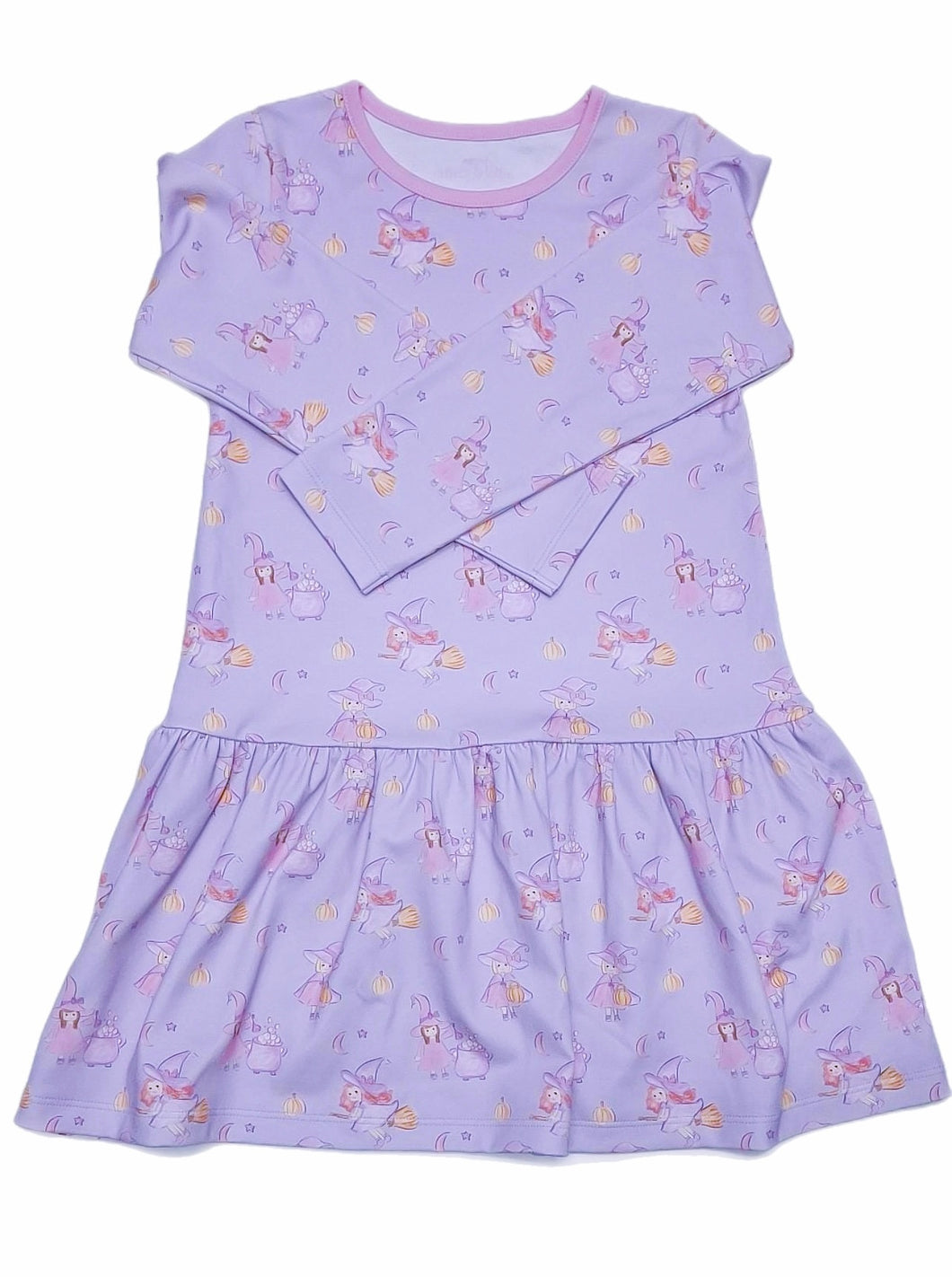 Loren Dropwaist Dress, Double Double Toil & Trouble