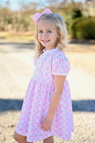 Annie Dress, Pumpkin (Ready to Ship)