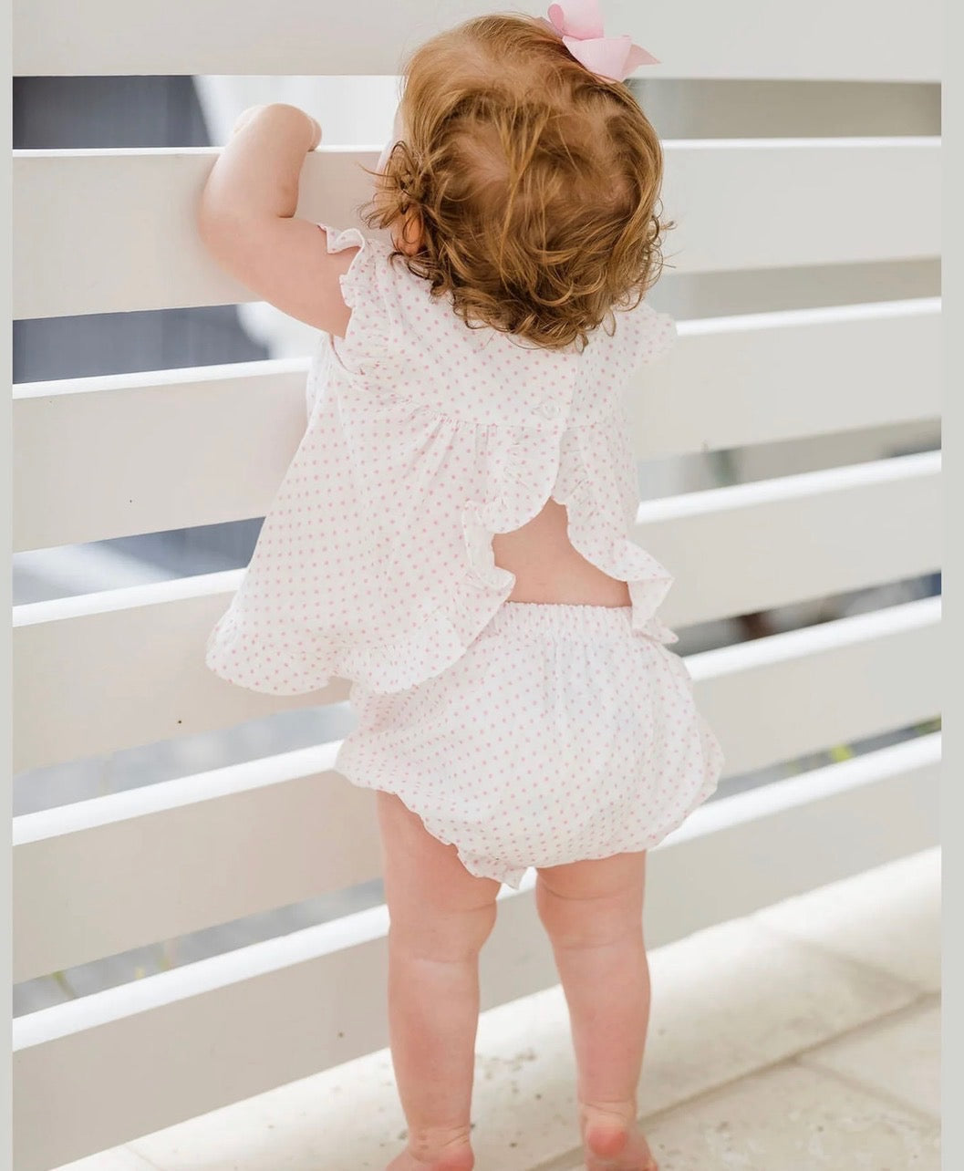 NATALIE BLOOMER SET-GAUZE PINK DOT ONLINE