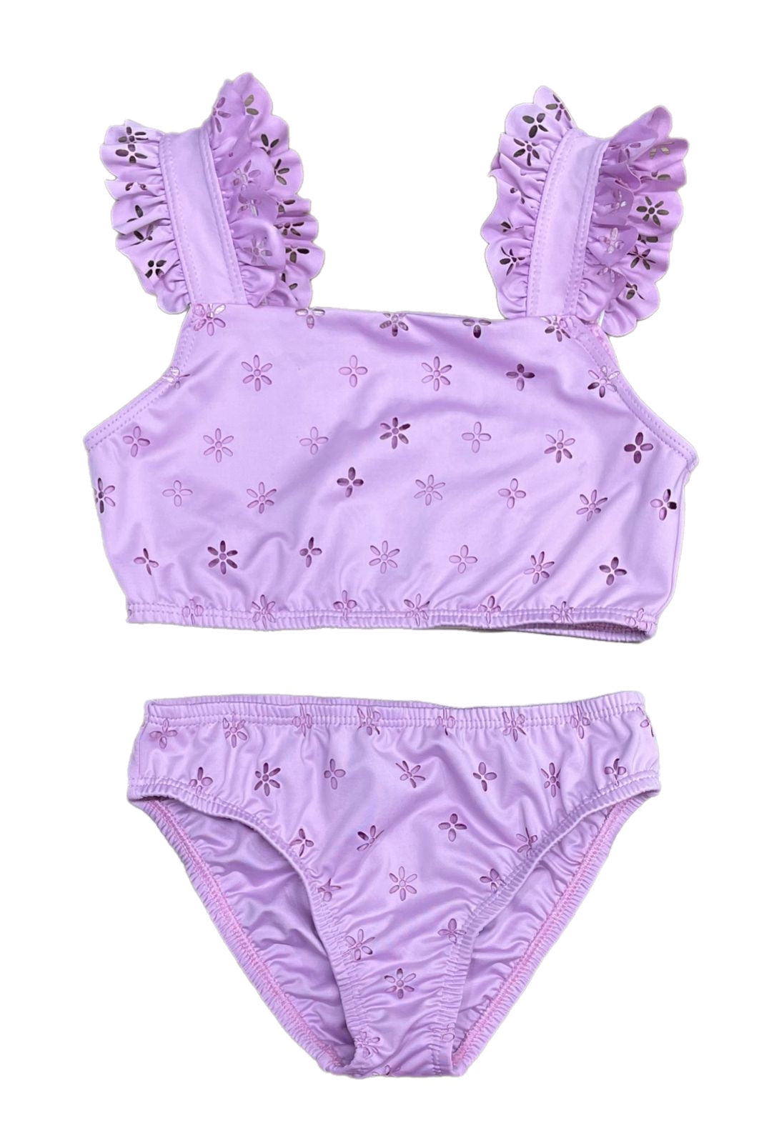 Two Piece Swim, Lavender Eyelet BE (Ready to Ship)
