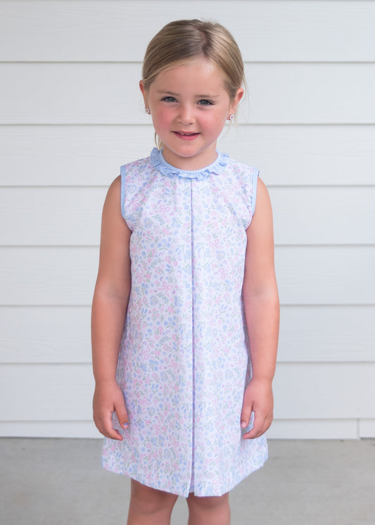 Penny Pleat Dress, Blossoms and Bows
