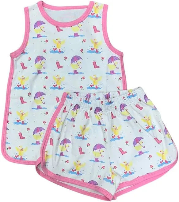 Tank Lounge Set - Its Raining, Its Pouring (Ready to Ship)