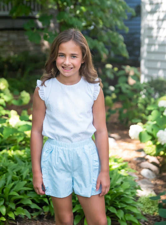 Mia Short Set, Blue Daisy