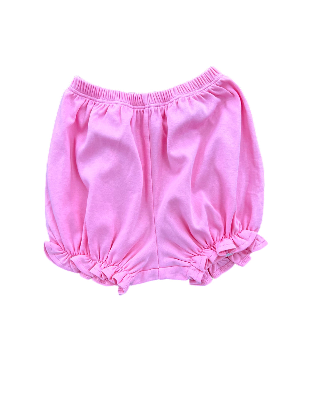 Girls Pima Knit Solid Bloomers, Bubblegum Pink
