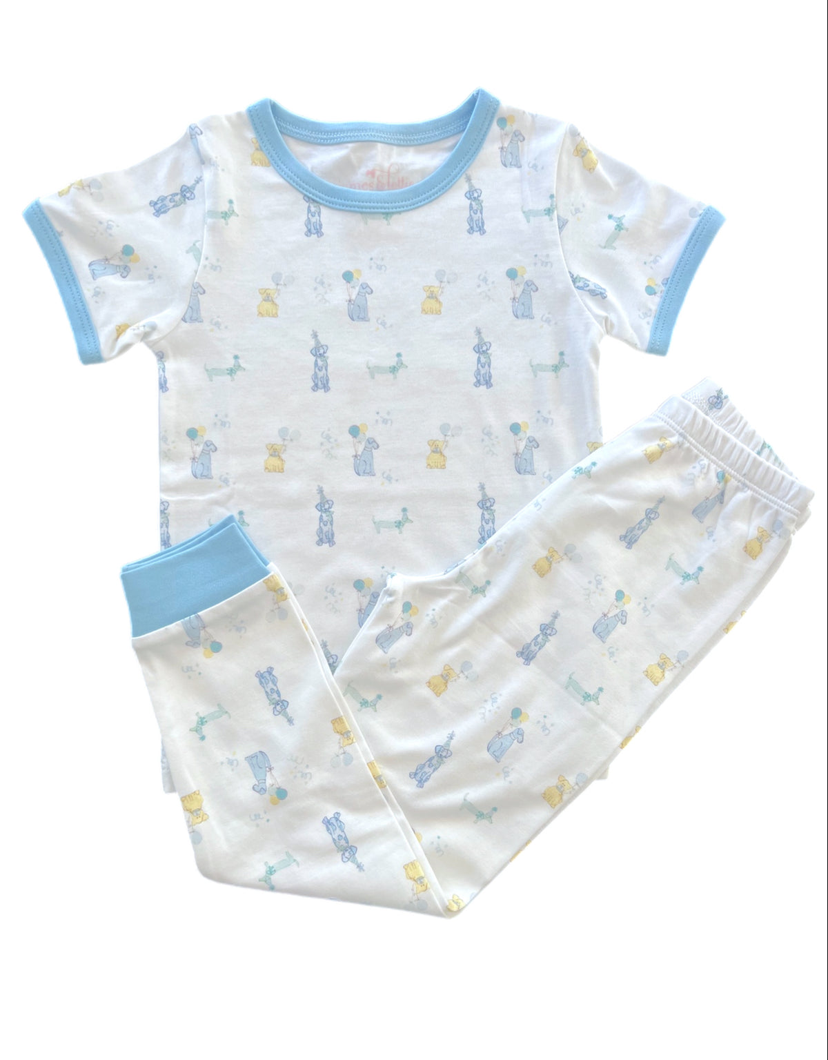 Two Piece Boy Short Jammies, Pawty Pups