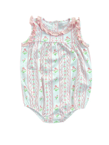 Rosie Bubble, Pink Floral Scallop (Ready to Ship)