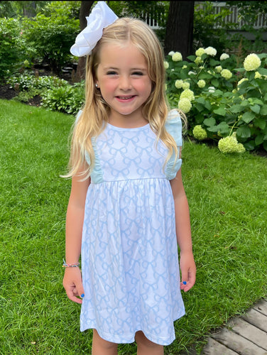 Lilly Dress - Put a Bow On It Knit (Ready to Ship)