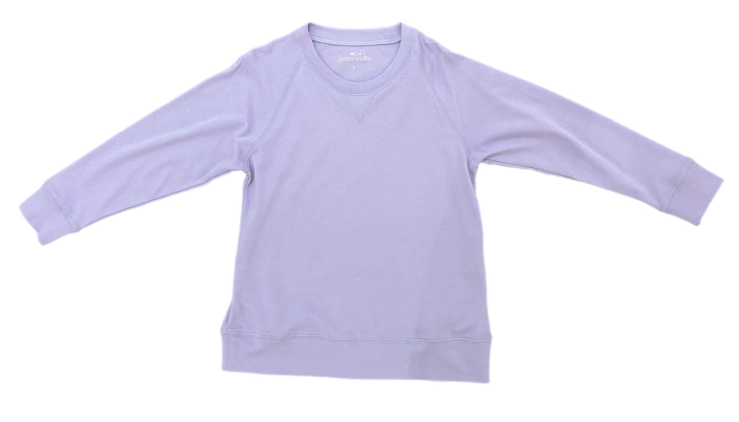 Basics Sidney Knit Sweatshirt, Lavender