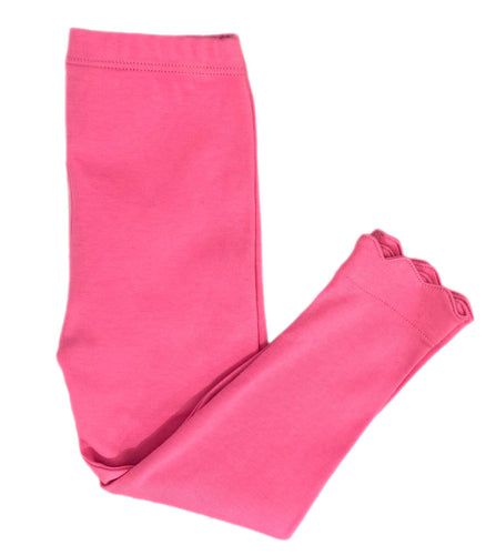 Basics Knit Leggings, Hot Pink