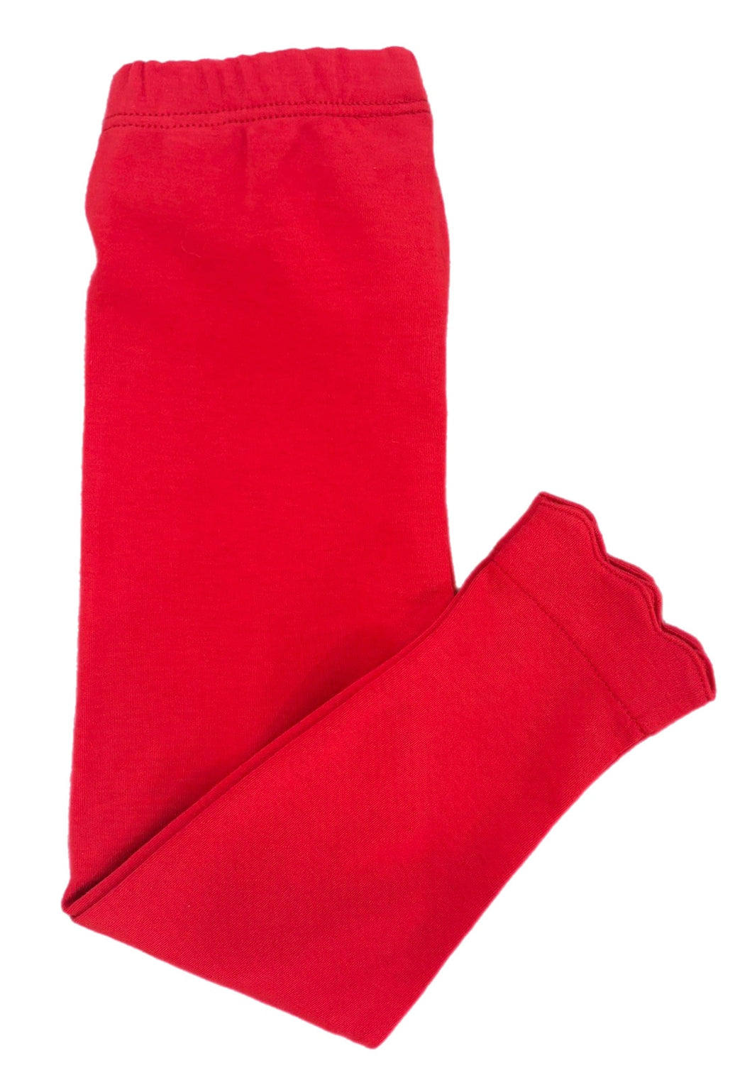 Basics Knit Leggings, Red (Ready to Ship)