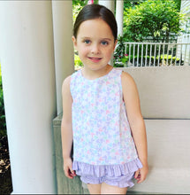 Poppy Pinafore Bloomer/Banded Short Set, Mouse- Dreamers Collection