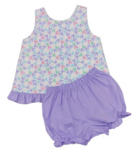 Poppy Pinafore Bloomer/Banded Short Set, Mouse- Dreamers Collection