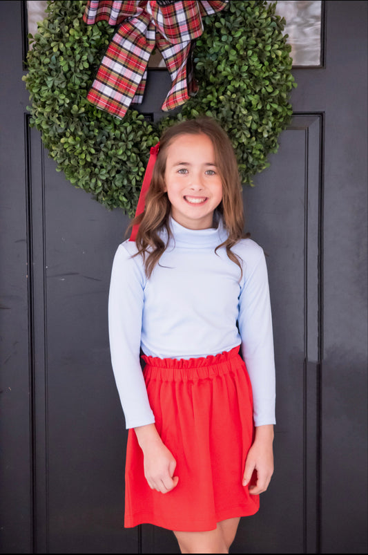 Basics Teagan Turtleneck, Light Blue