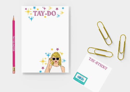 Tay-Do Note Pad and Pencil, Lotties Version Preorder