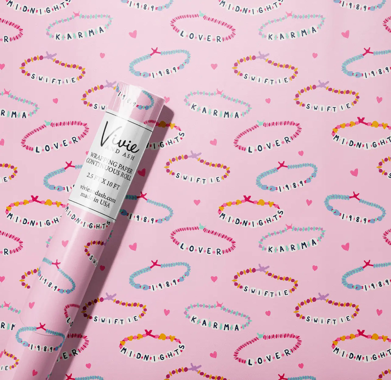 Friendship Bracelet Wrapping Paper, Lotties Version (Ready to Ship)