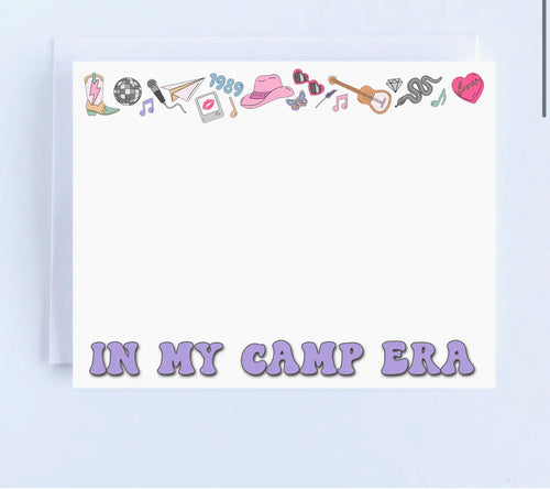 In My Camp Era Notecards, Lotties Version Preorder