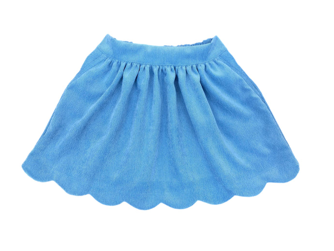 Sophie Scalloped Skirt, French Cord