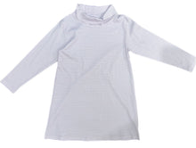 Basics Lanier Knit Turtleneck Dress, Lavender Stripe