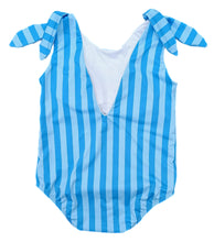 One Piece Swim, Blue on Blue Stripe BE (Ready to Ship)