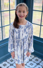 Blue Tie Dye Dress