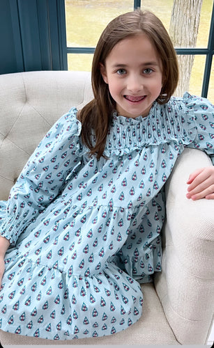 Long Sleeve Christmas Tree Dress
