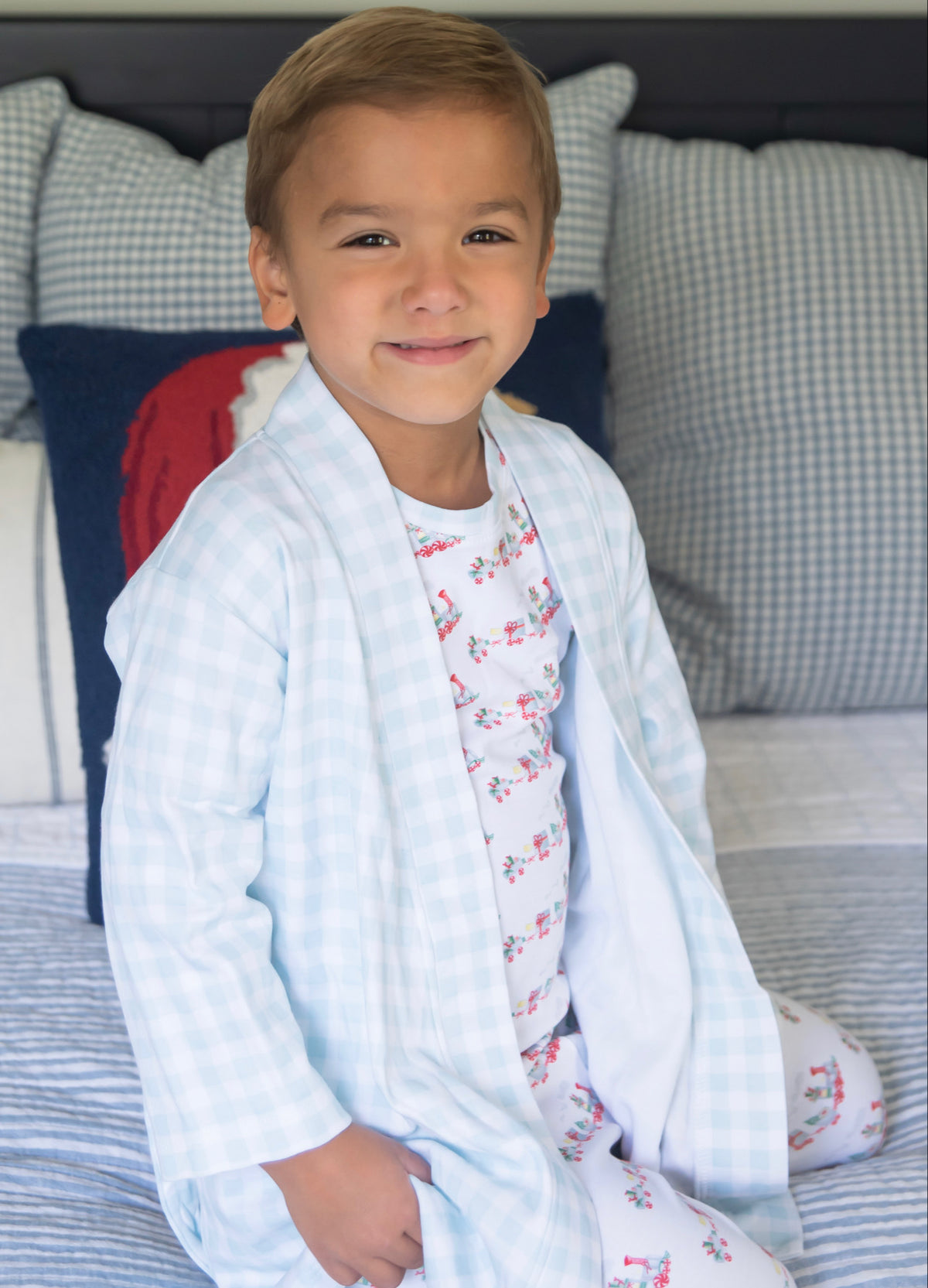 Boys Two-Piece Jammies, Christmas Train