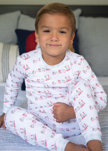 Boys Two-Piece Jammies, Christmas Train